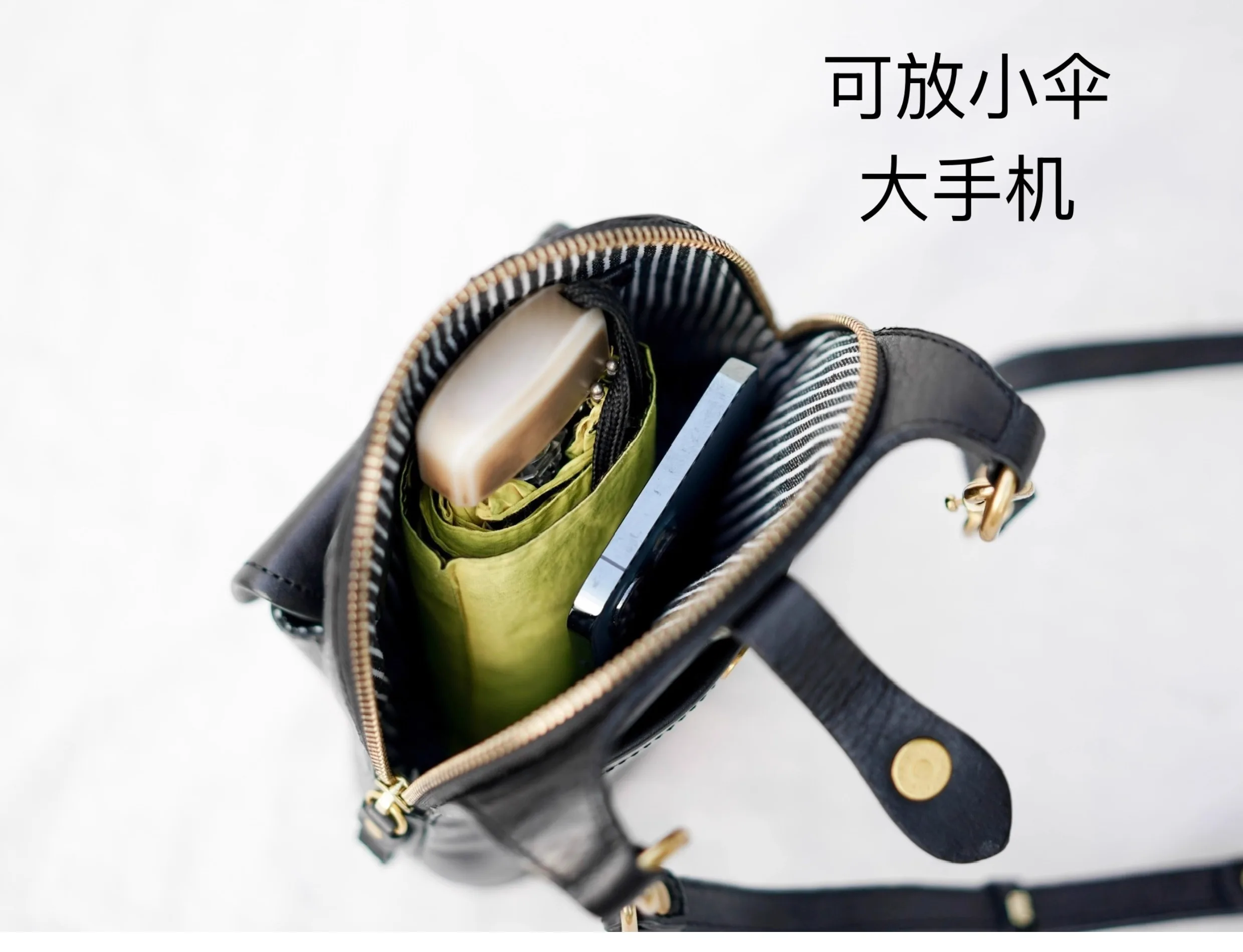 Outdoor Casual Luxus echtes Leder Damen Telefon Umhängetasche Wochenende Party handgemachte Kuh Leder Damen Umhängetaschen – Detail 8