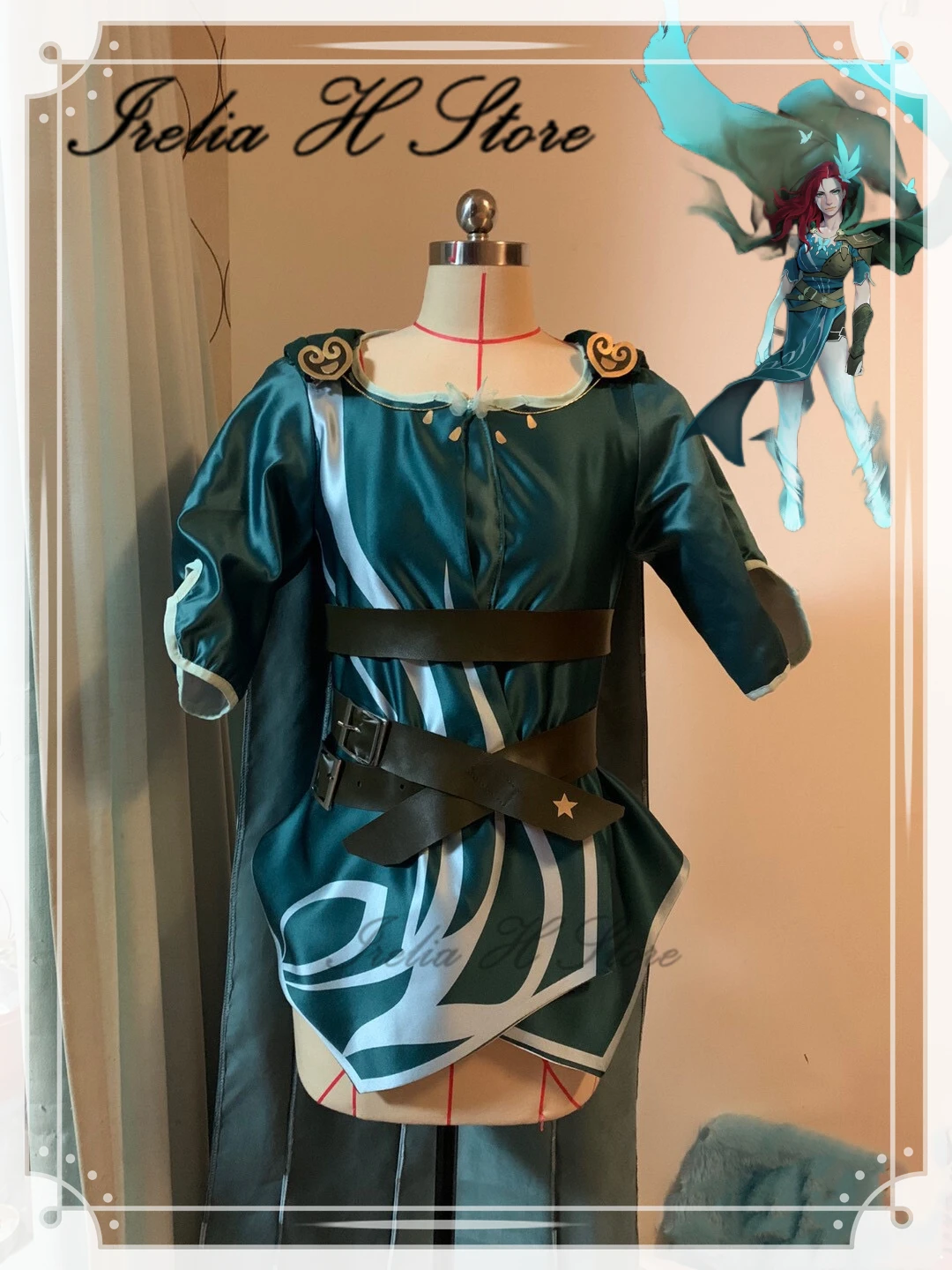 

Irelia H Store Custom size dota2 Alleria Windrunner Cosplay Costume with armors