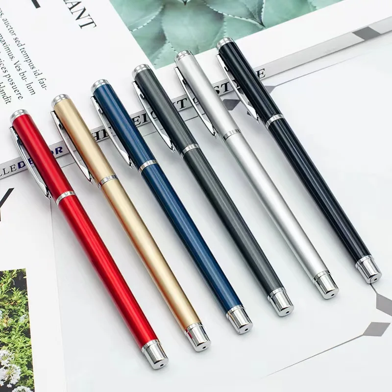 

Metal Ballpoint Pen Personalized Laser Name Gifts Business Signature Pens School Student Accessories Office Supplies