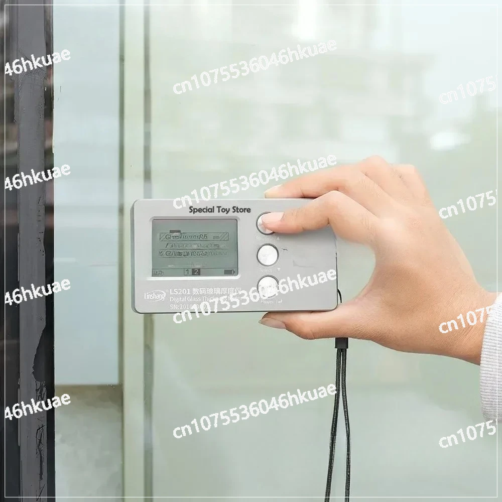 

LS201 цифровой измеритель толщины полого стекла двойной тройной инструмент для измерения стекла измеритель толщины оконного стекла