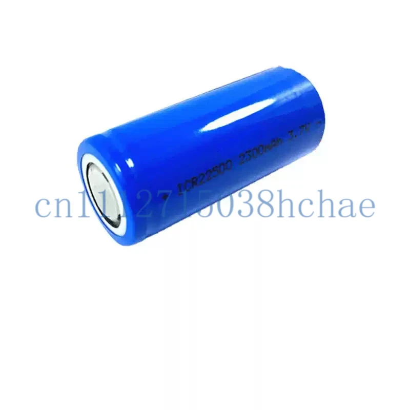 ICR22500 2300MAH Flashlight Lithium Battery for Nickel Strip Pointed Head 18500 18350 14500