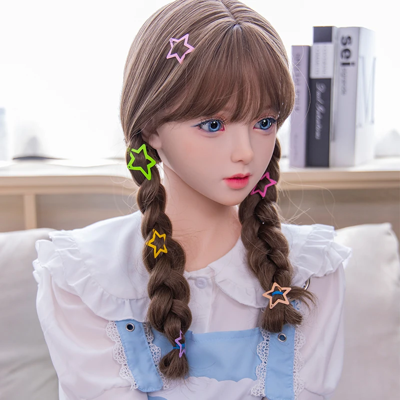 دمية RENHEYUOU Neighbor's Little Sister ذات ذيل حصان مزدوج BJD مجموعة واحدة إلى واحدة نموذج دمية مادة ناعمة مفاصل قابلة للتعديل