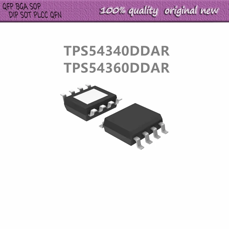 10Pcs/Lot TPS54340DDAR TPS54340 54340 TPS54360DDAR TPS54360 54360 SOP8