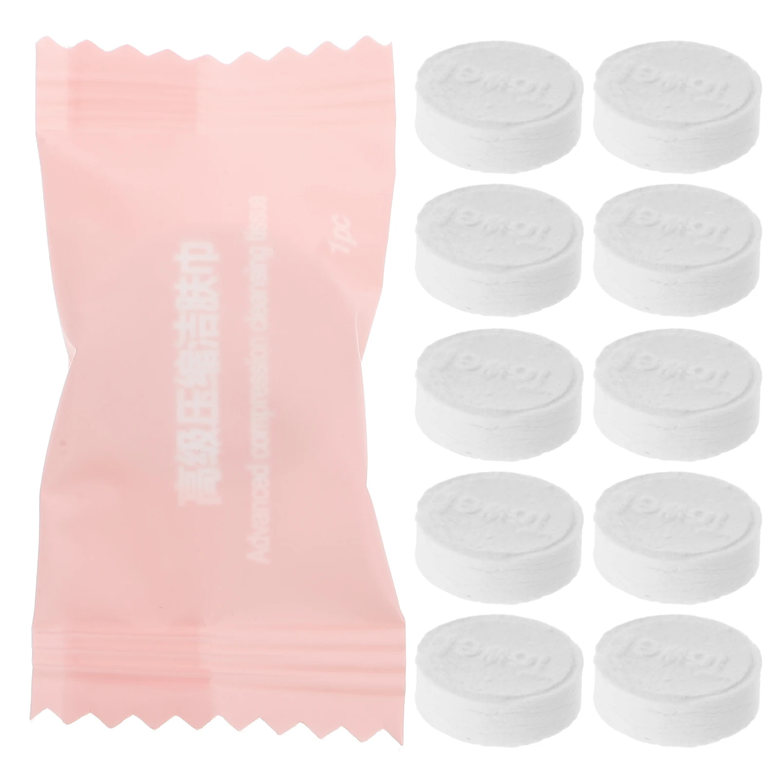 

50 Pcs Disposable Face Towel Compact Towels for Travel Handkerchief Compressed Washcloths