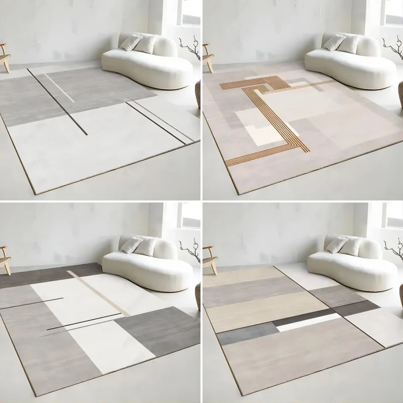 Moderner einfacher Teppich für Büro Wohnkultur Wohnzimmer Sofa Couch tisch Bereich Teppich rutsch