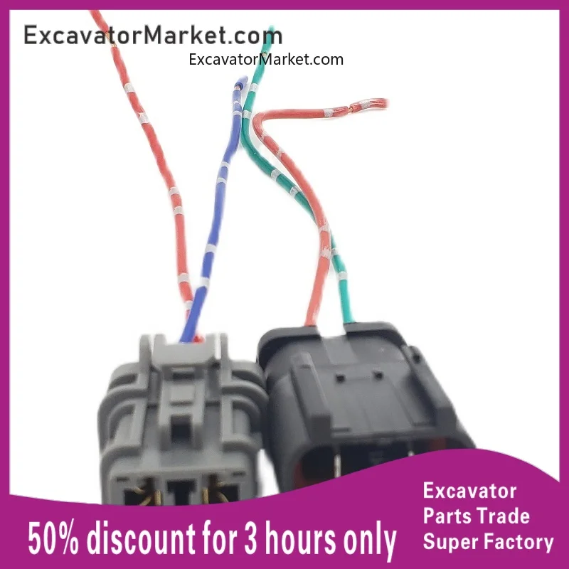 for Excavator Excavator Komatsu PC pc120 200 220 300 360-5 6 speed pressure switch sensor plug accessories