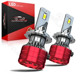 PCVBMLAUT 2PCS Car lights H7 H4 H11 9005 9006 9007 9008 Super Bright LED Headlights High Low Beam Fog Light Bulb White 6000K