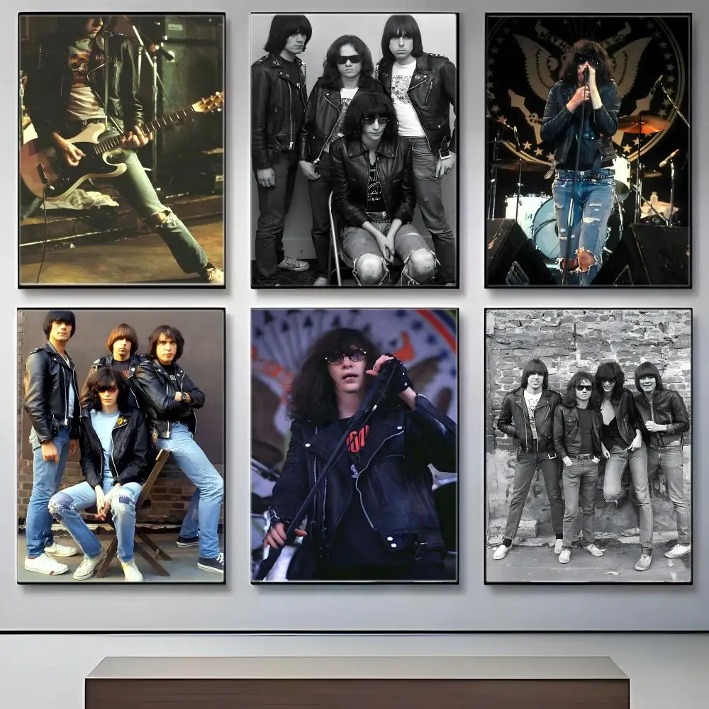 Punk Rock R-Ramones Poster Crease Free Waterproof Durable All Space Wall Decor