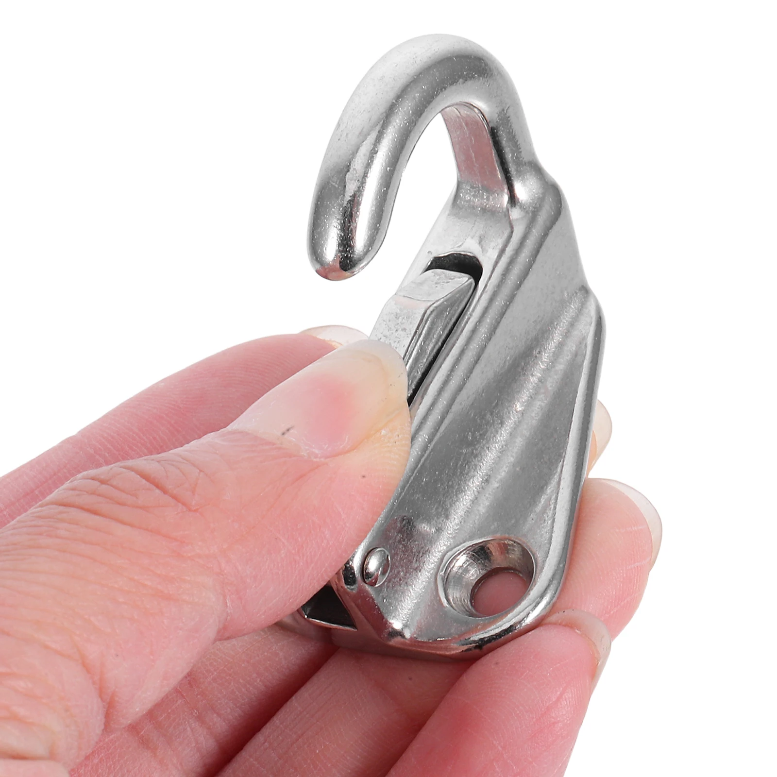 

Hook Boat Attachments 316 Stainless Steel Marine Eye Hanger Superior Corrosion Resistance Spring Rope Dock Hooks