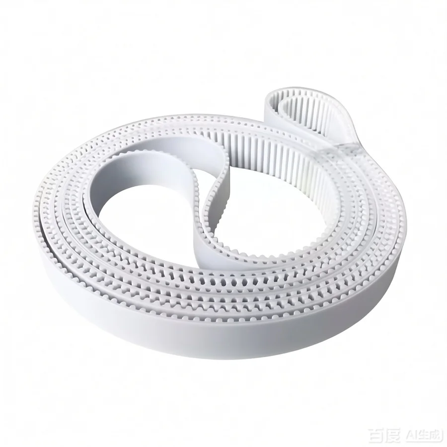 HTD5M Timing Belt Length 5300mm Width 15mm Color White PU Polyurethane with Steel Core Closed loop by connect Pitch 5mm Pulley