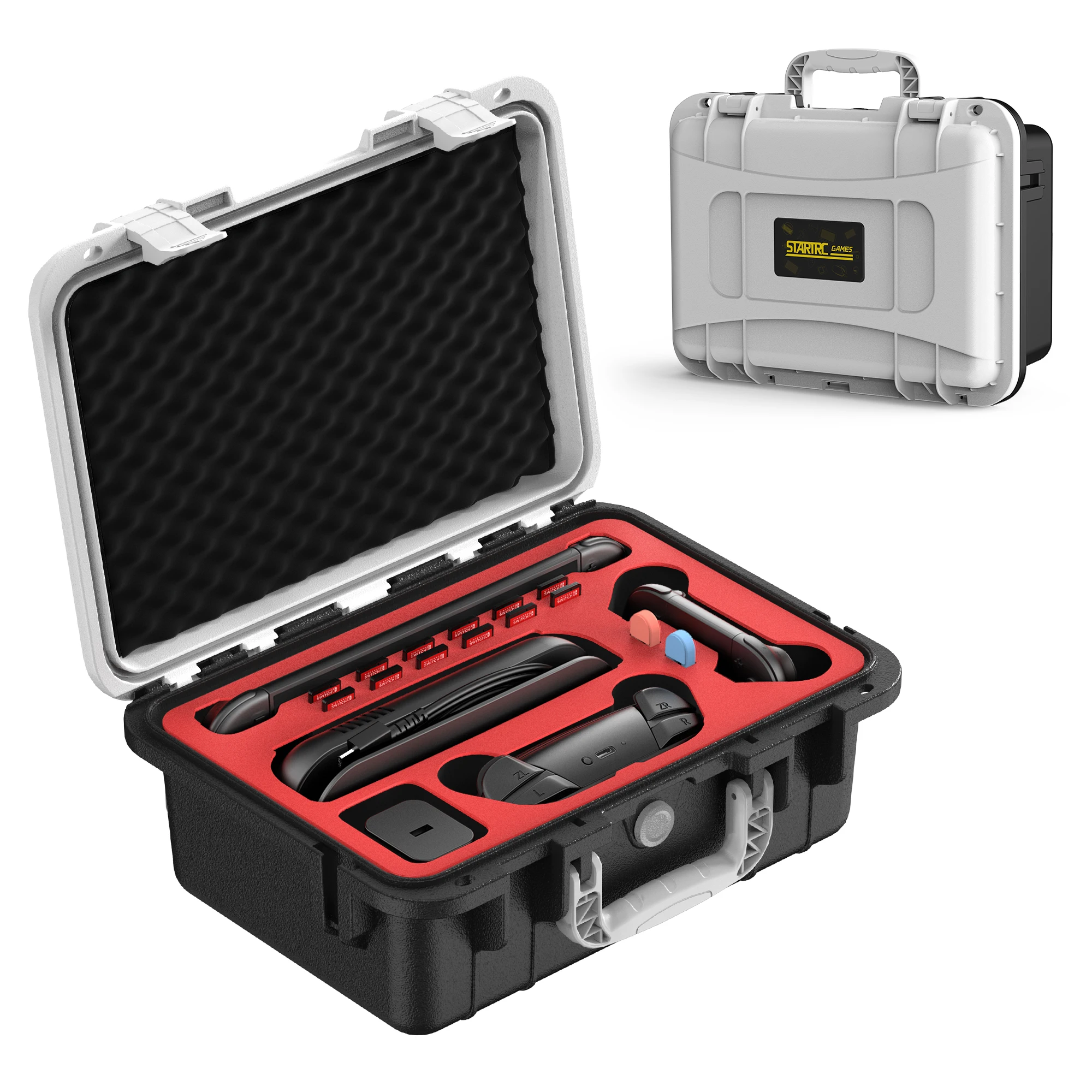 

Портативный водонепроницаемый жесткий кейс-чемодан для хранения и транспортировки игровой консоли Nintendo Switch 2 и аксессуаров