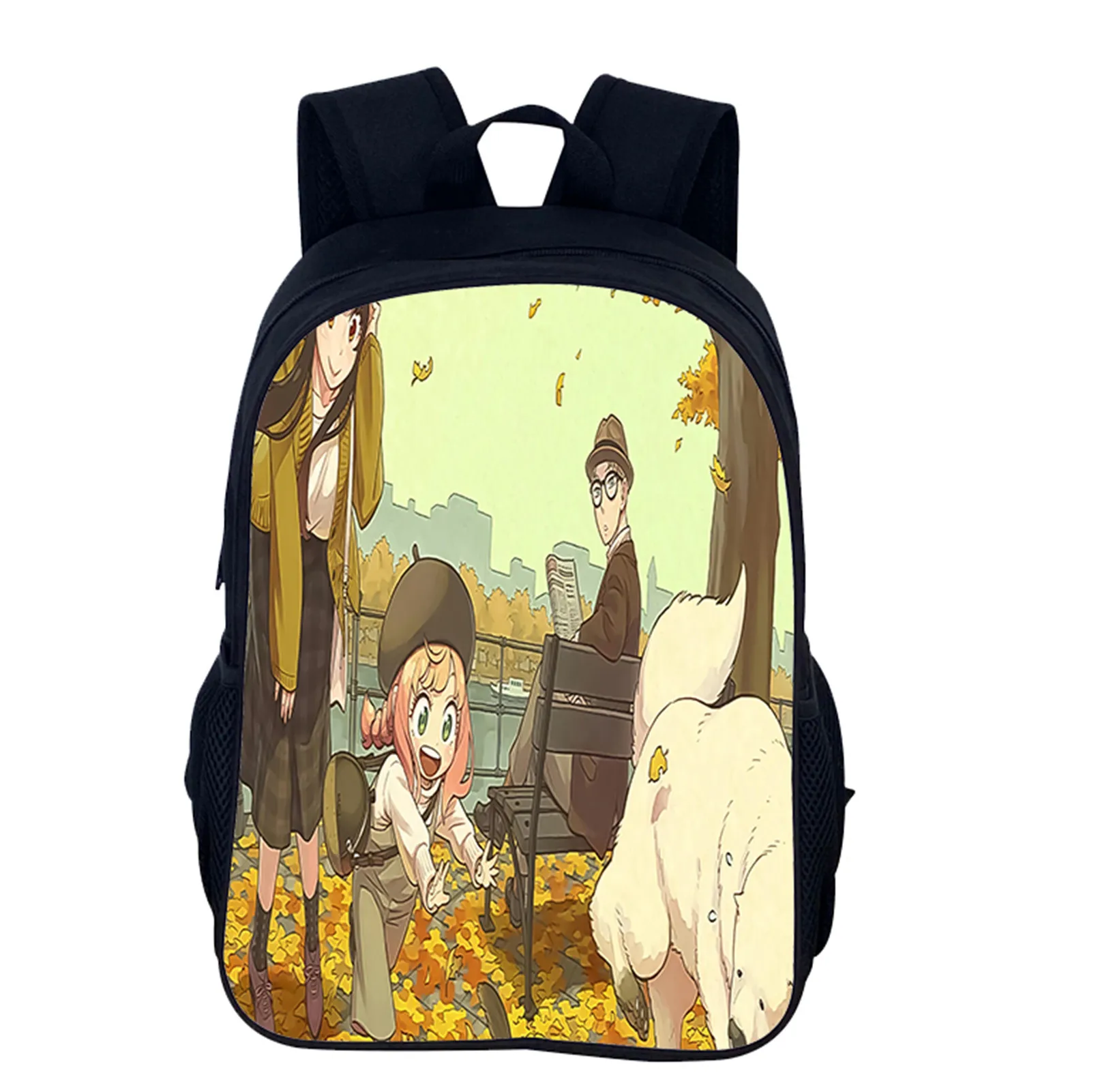 Children SPY×FAMILY Cartoon Backpack Casual Rucksack,Student Lightweight Bookbag Daily Knapsack for School