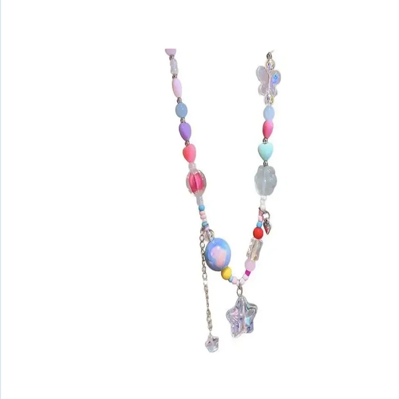 

Dopamine candy necklace for women, fresh and elegant collar