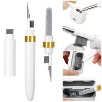 4-in-1 Bluetooth Earphones Cleaning Tool for Airpods Pro 3 2 1 Xiaomi Airdots Pro Earbuds Case Cleaner Kit Flocking Sponge Brush