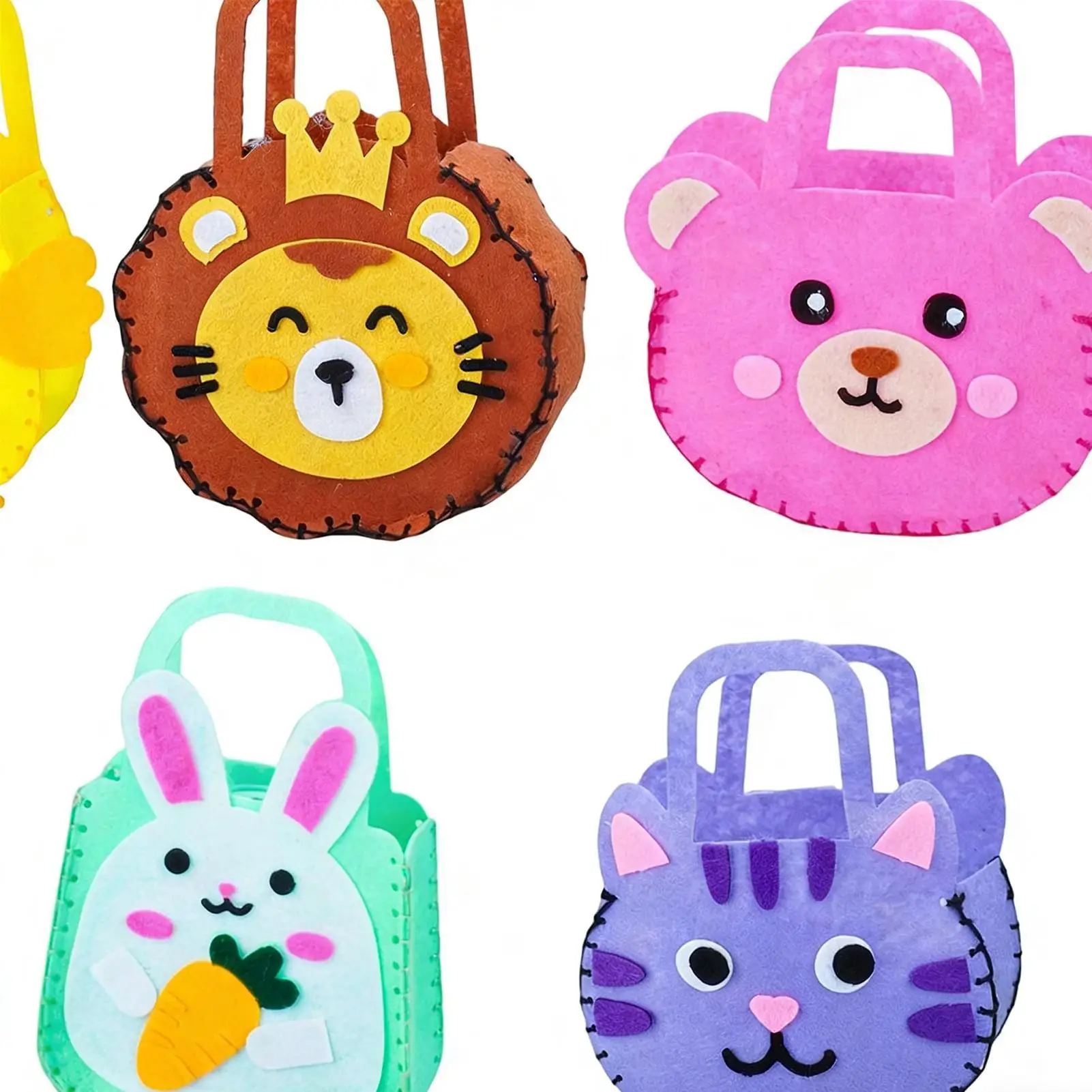 Sewing Bag Kit Interactive DIY Craft Set Sewing Handbag Set For Beginners Girls Craft Lovers DIY Enthusiasts Birthday Classroom