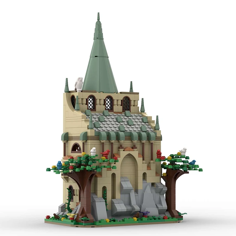 Popular Magical School Model Moc Building Bricks Wizard's Castle Technology Modular Blocks Gifts Christmas Toy DIY Sets Assembly