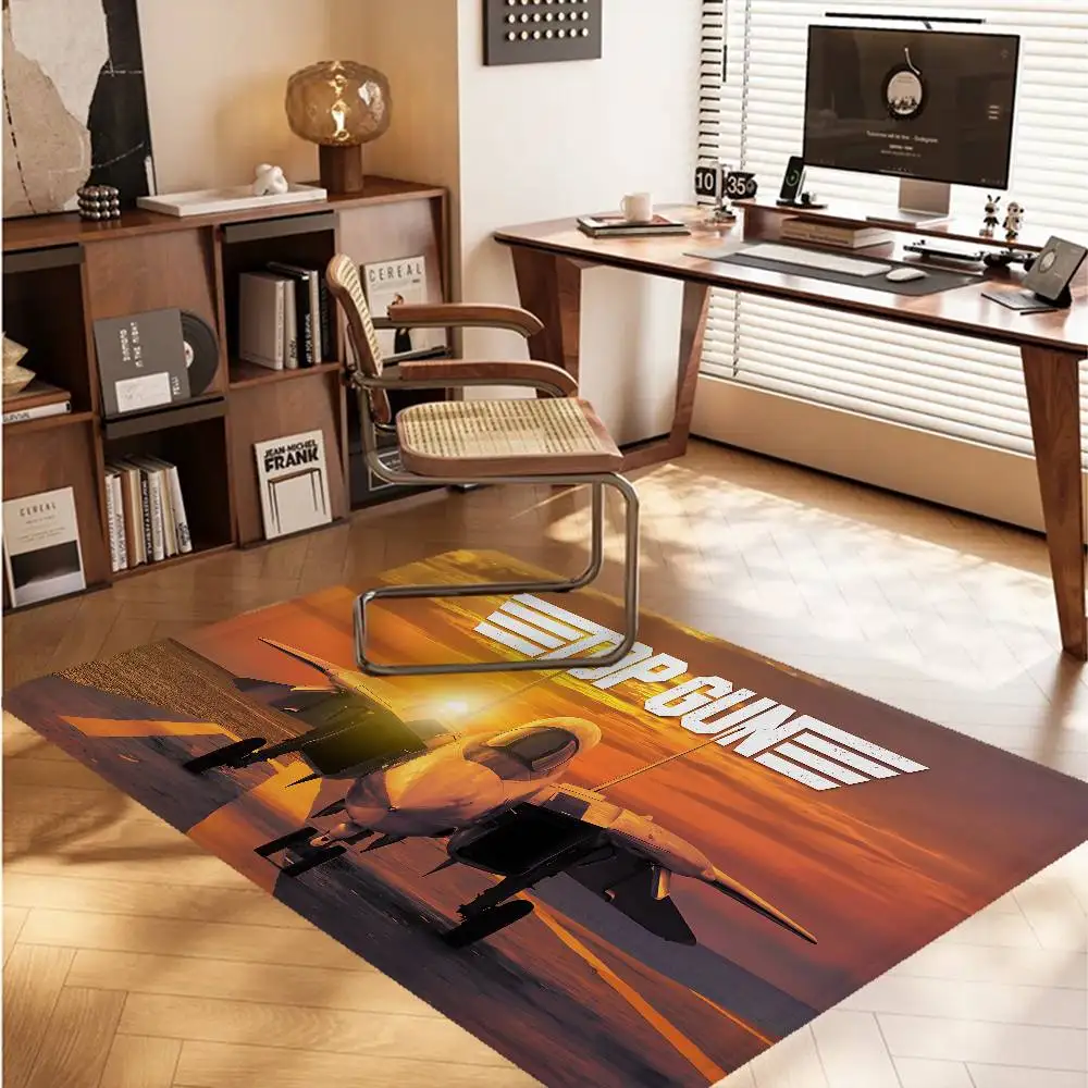 2022 Top Gun Maverick Modern Bathroom Mat Kids Room Bedroom Decoration Balcony Anti-Slip Doormat Living Room Welcome Rug