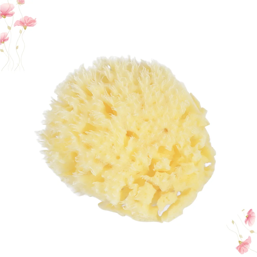 Face Sponge Sea Wool Mineral Bath Baby Sponges for Newborns Natural Honeycomb Shower Take