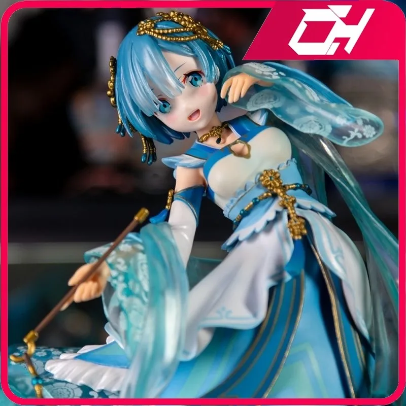 

Hanfu Rem ReZERO Начало жизни в другом мире Аниме Периферийная модель Статуя Bishoujo Фигурка Украшение Коллекции орнаментов