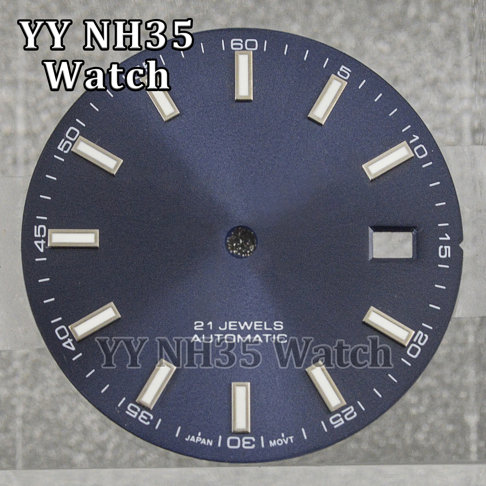 31mm Luminous Dial NH35 Watch Dial for Datejust 41mm Watch Case Watch Accessories Replacements Watch Face Fit NH35 Movement