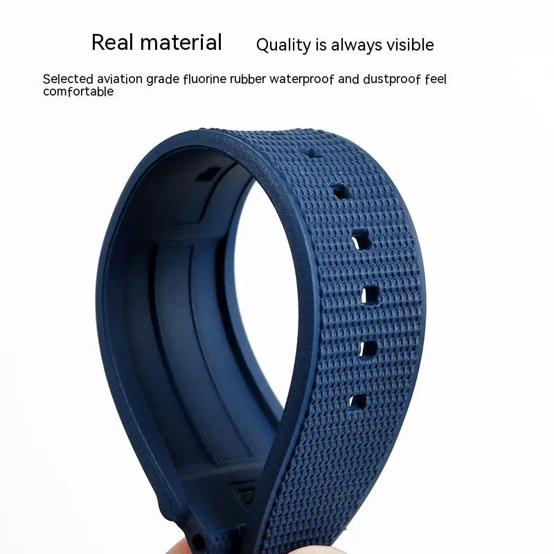 Dla Breitling chronoma B01 gumowy pasek do zegarka fluoru mściciel Super seria Ocean pasek do zegarka 22 mm24mm wodoodporna bransoletka męska