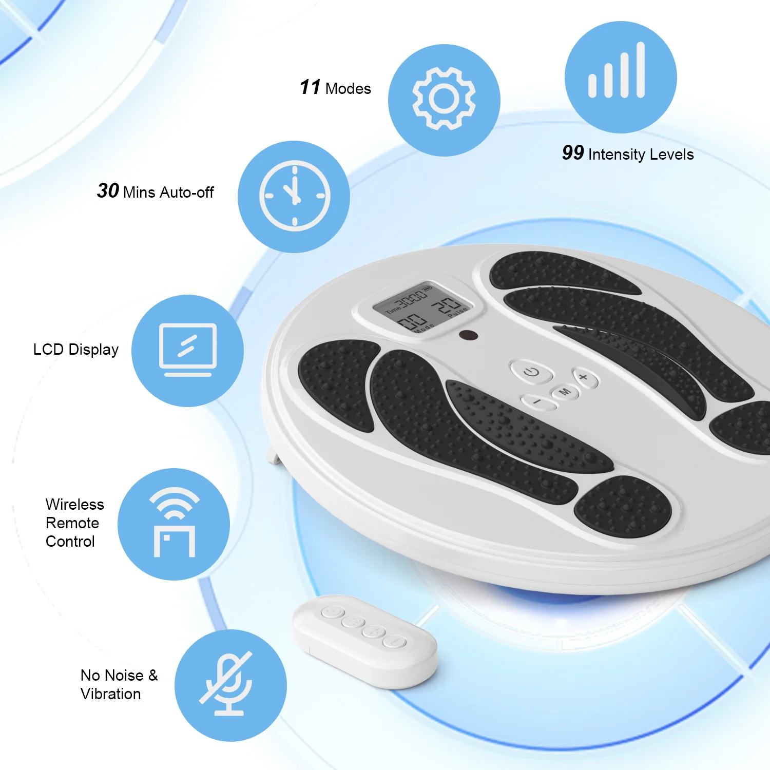 New Type Electromagnetic Foot Massager Body Therapy Machine EMS TENS Foot Massager machine