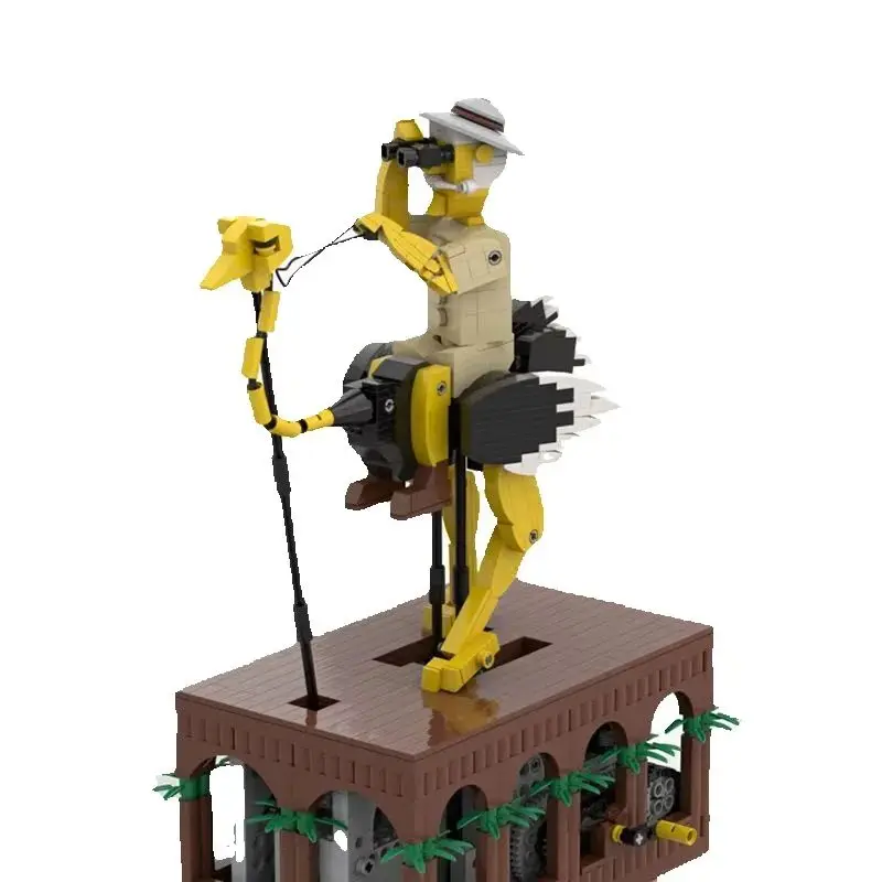 

Moc Building Block Forest Exploration Explorer GBC Device DIY Assembly Bricks Model Sports Collection Display Gift Toy 1122PCS