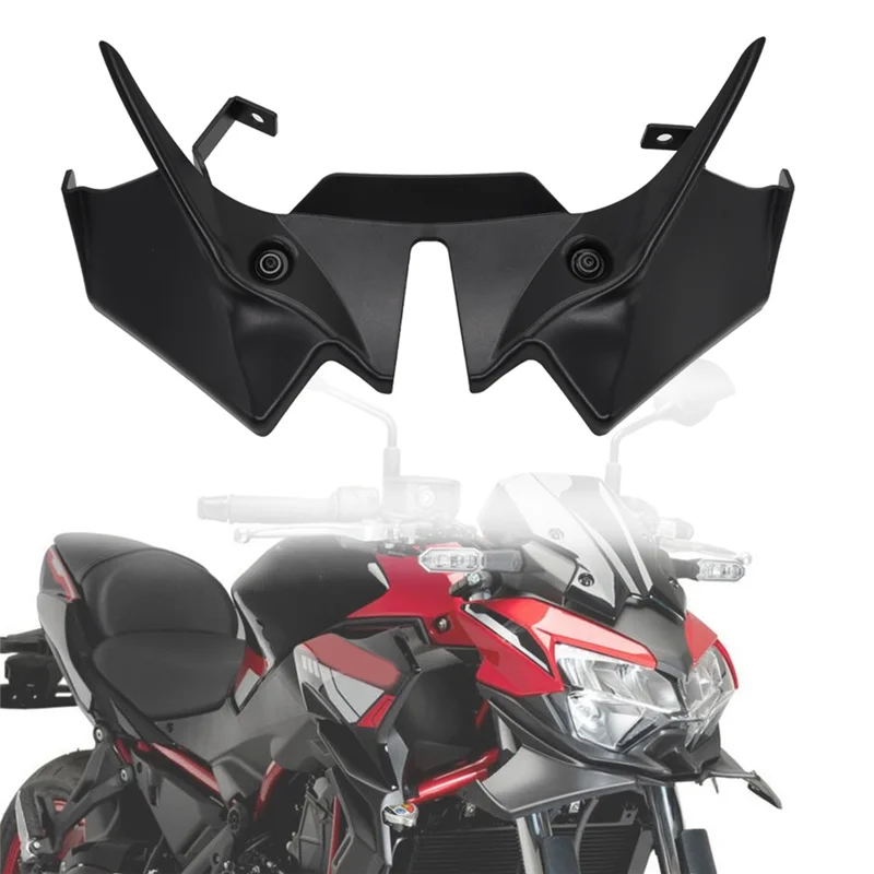 

A04E-Front Spoiler For Kawasaki Z650 Z 650 2020-2024 Aerodynamic Wing Deflector Winglet Downforce Fairing