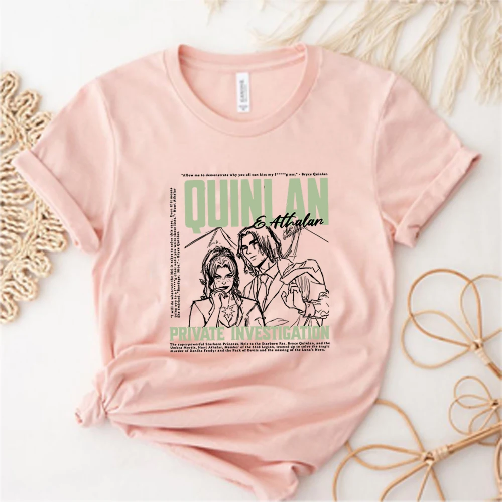 Unisex Crescent City T Shirt Bryce Quinlan and Hunt Athalar Shirts Sarah J Maas Tees Librarian Tops Bookish Gift for Book Lovers