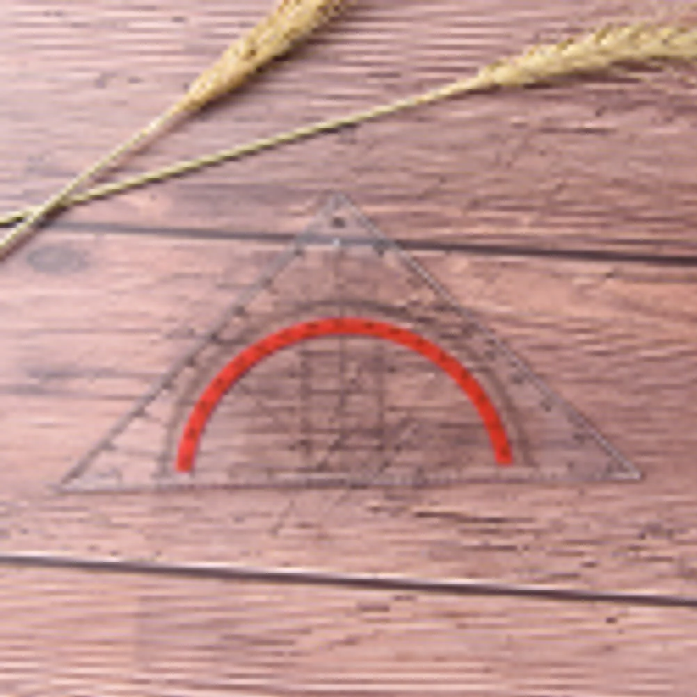 1pcs 15cm Multi-function Square Triangle Scale Engineering Ruler Stationery Office Students Protractor Measurement Rulers view 3