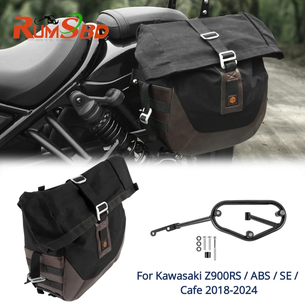 

Motorcycle Quick Release Retro Saddlebag For Honda CM CMX 300 500 1100 Left Side Luggage Rack Bracket For Z900RS ABS 2018-2024