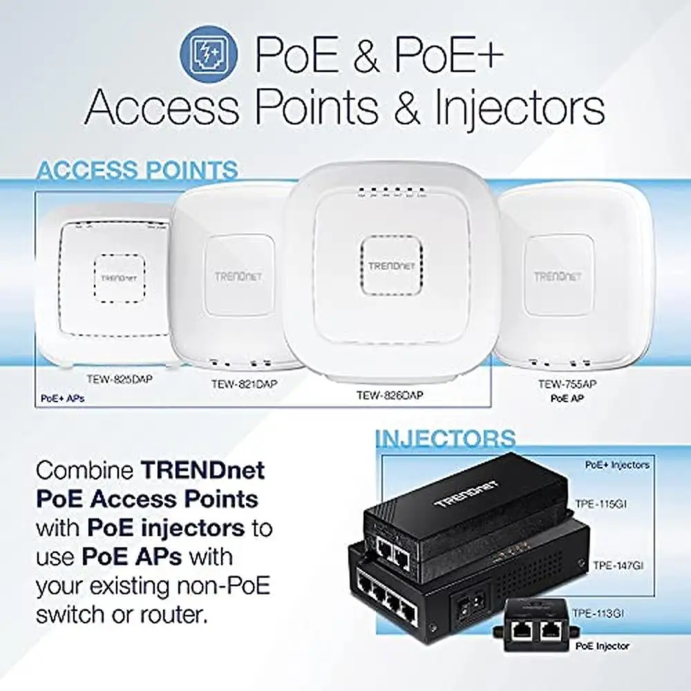 Effective 65W 4-Port Gigabit PoE  Injector Seamless Network Integration