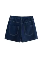 Nlzgmsj  Summer Women's Casual Sets Fashion Mini Skirt Shorts Sets Denim Short Shirt Top Sets For Women Street Women Outfit - Image 5
