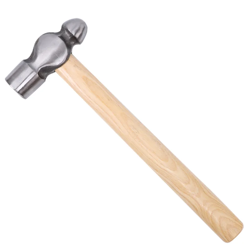 Wooden Handle Round Head Hammer Mini Home Outdoor