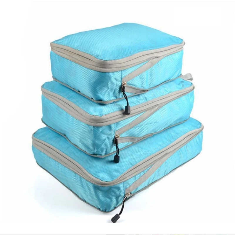 3pcs Oversized Storage Bag Travel Compressible Storage Set Luggage Sorting And Organizing Storage Bag Expandable Packaging Bag