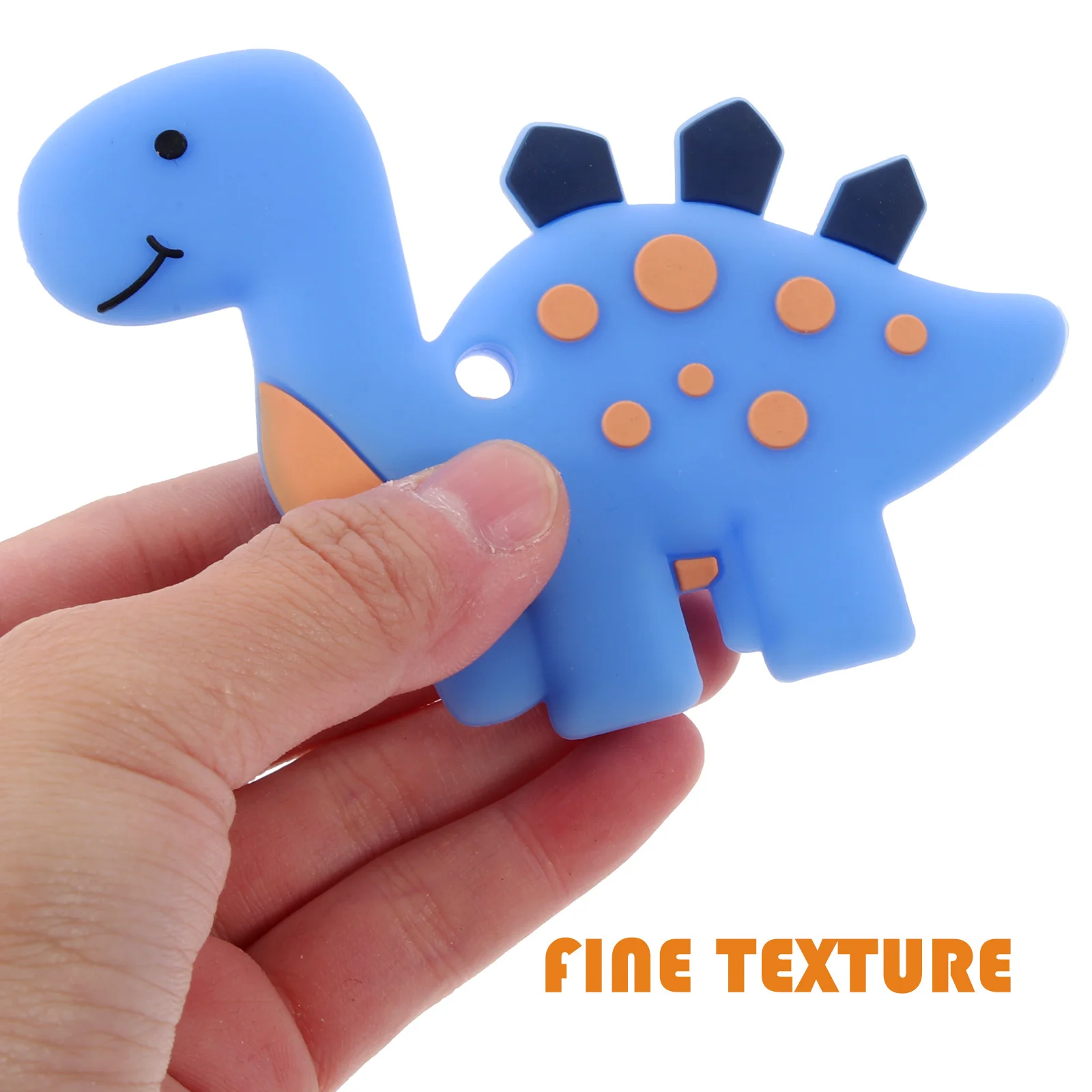 

3 шт. динозавр детский молярный силиконовый жевательный рельефный прорезыватель тренировочный набор игрушек детская игрушка для прорезывания зубов самоуспокаивающийся прорезыватель