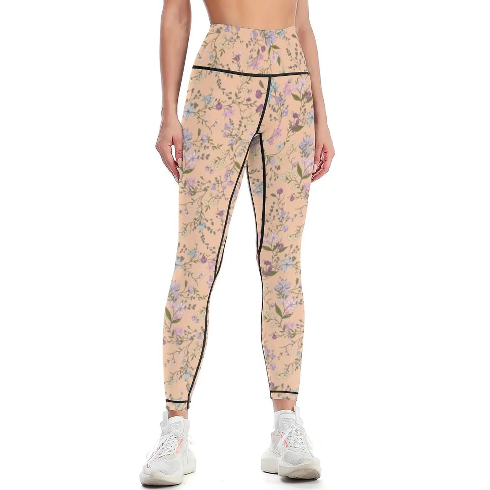 

Sweet Pea Sorbet Leggings flared gym sportswear woman Womens Leggings