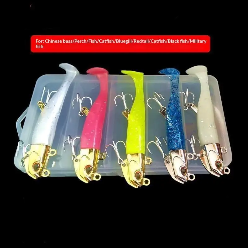 

5Pcs 24g/103mm Artificial Soft Bait Lumious/Glow Mackerel Sea Bullet Bass Snapper Fishing Lure Wobblers Swimbait Jigging Baits