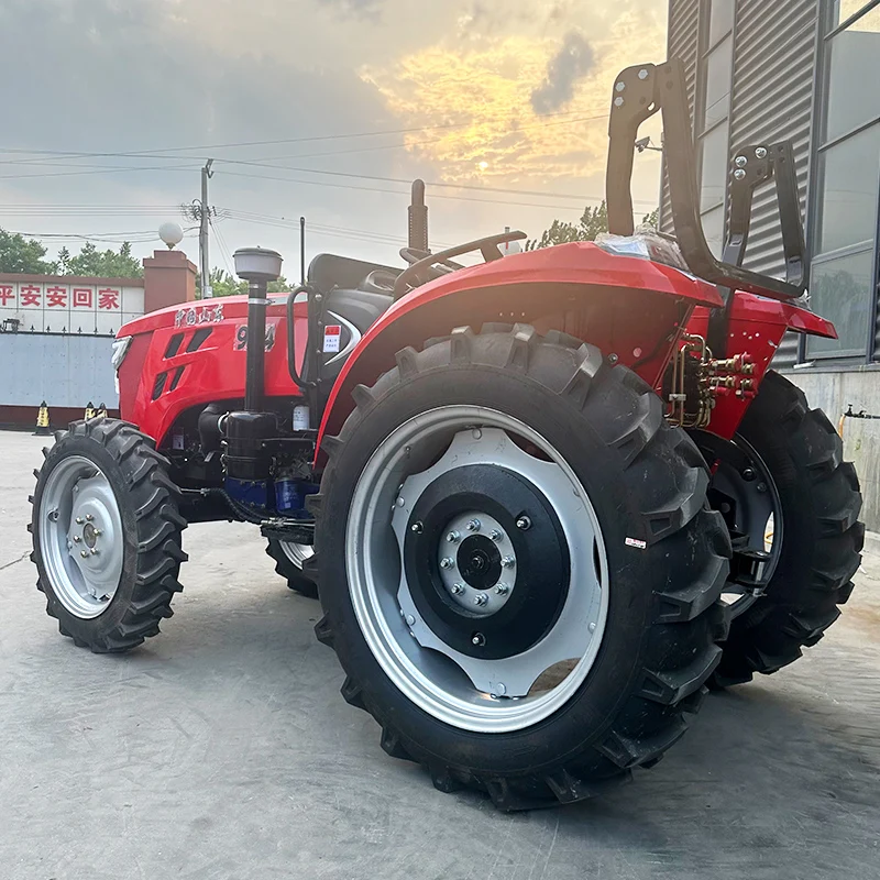 

Customized Ride-on cultivator with four-wheel drive, new four-wheel mini-tiller, small agricultural plowing machine