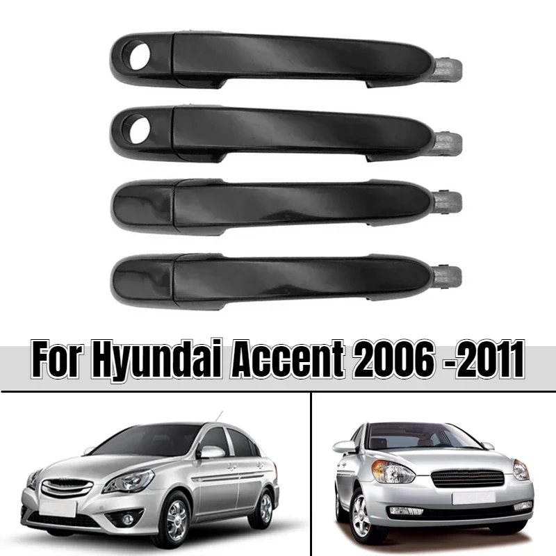 Car Front Rear Left Right Exterior Door Handles 83660-1E000 83650-1E000 For Hyundai Accent 2006 2007 2008 2009 2010 2011