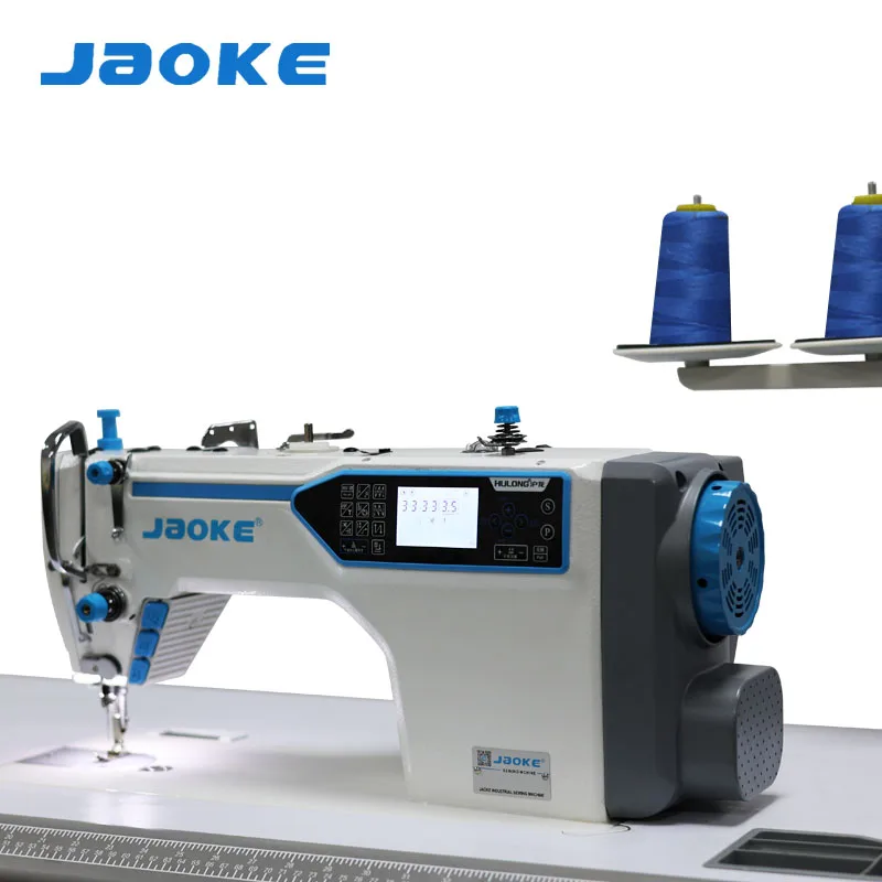 

Upgraded Industrial Computerized Lockstitch Machine-Stepper 3 Auto Functions Flat-Bed Iron Design Automatic Lubrication