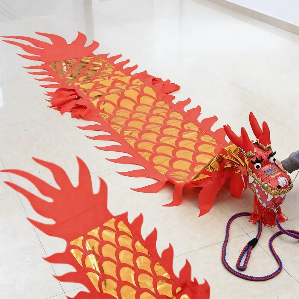 

8m chinese dance dragon Set Outdoor Fitness Dragon Practice Square Dance Prop Festival Performance