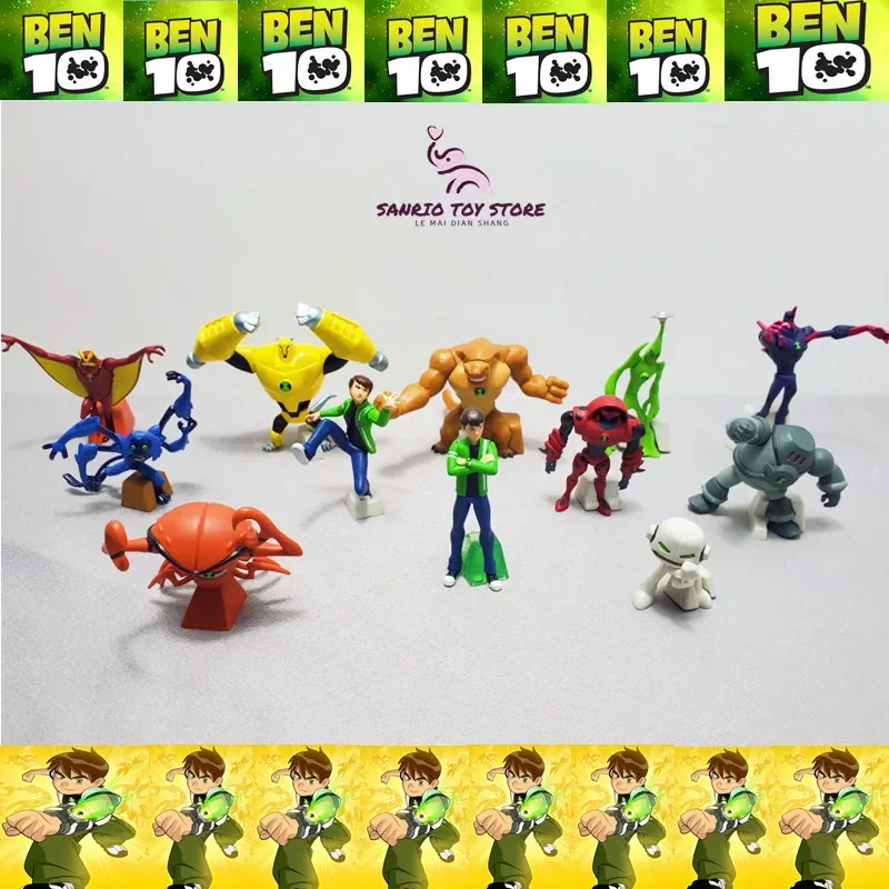 BANDAI Ben10 Juvenile Hacker Defenders of The Earth Class Figure Cartoon Anime Figure Model Toys Collect Ornaments Kids Gift