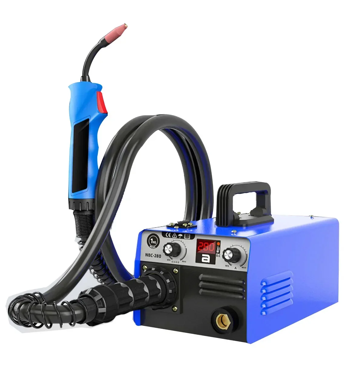 Small Handheld Welding Machine Mini Gas Protection Small for NBC-280 Carbon Dioxide Gas Protection 2.2m Integrated Welding Gun