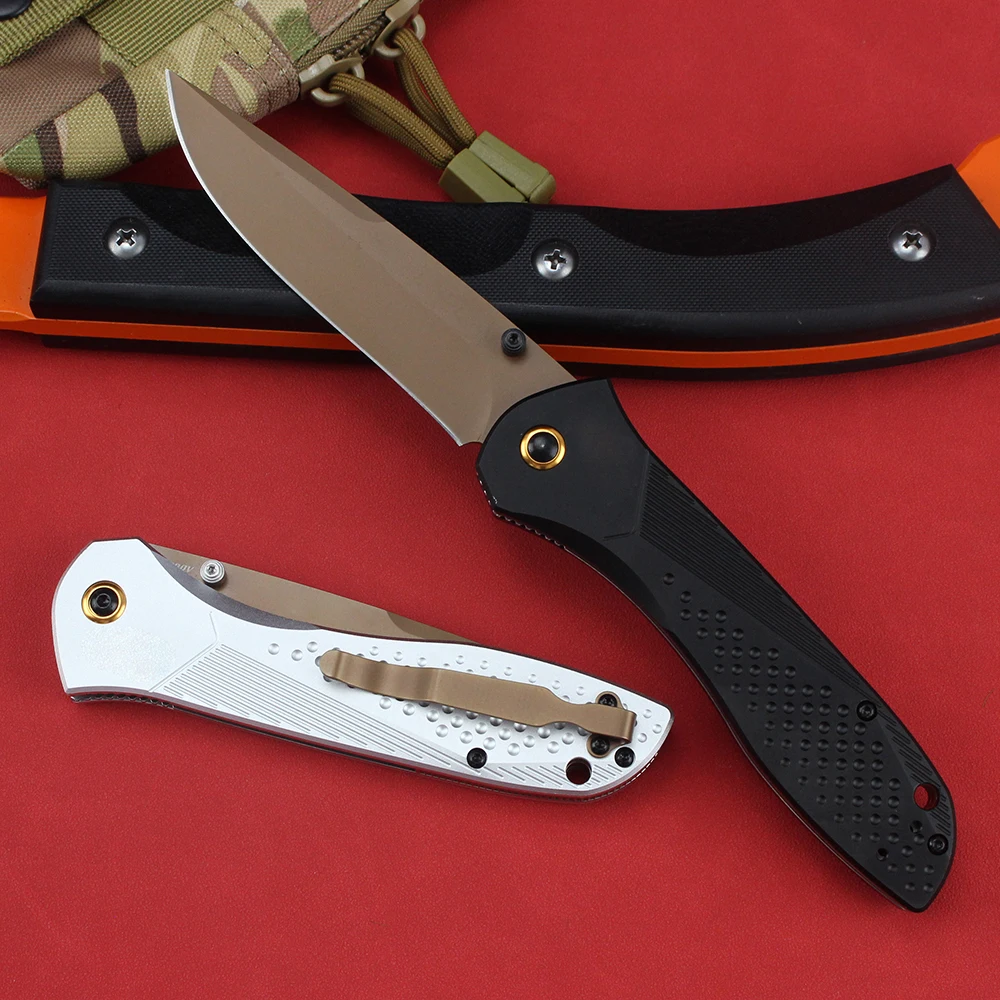 BM 710 High Hardness S90v Pocket Folding Knife Aluminum Handle Portable Tactical Hunting EDC Knives Outdoor Survival Tool