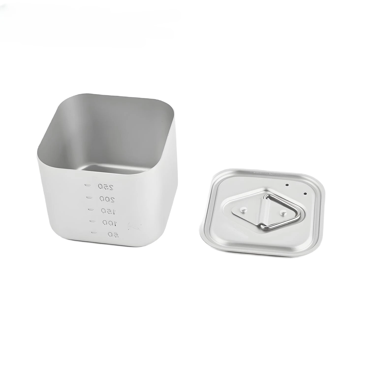 وعاء طهي Solo Camping سعة 300 مل - مجموعة فوضى شخصية خفيفة الوزن، مثالية لحقائب الظهر وجبات المشي لمسافات طويلة، مدمجة وغير لاصقة