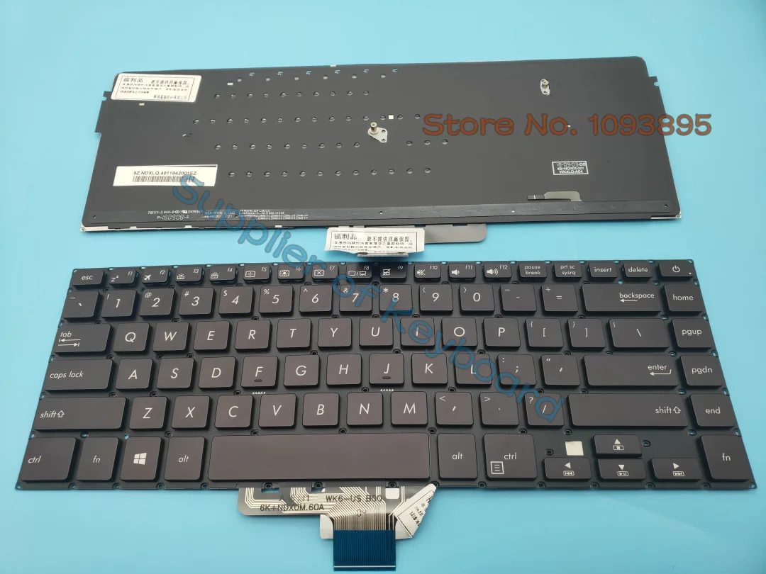 NEW For ASUS VivoBook S510 X510 X510UQ A510U K510U English Keyboard Backlit