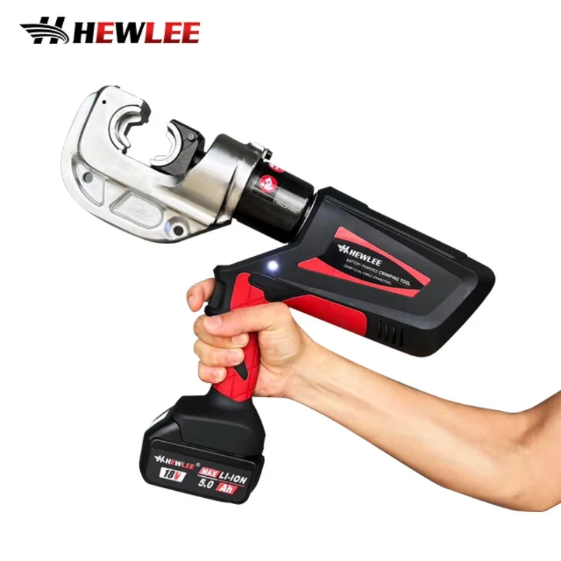 

【Factory Price】HEWLEE Electrical Crimping Tools Cable Lugs Heavy Hydraulic Powered Battery Crimping Tool Cordless Electrical C