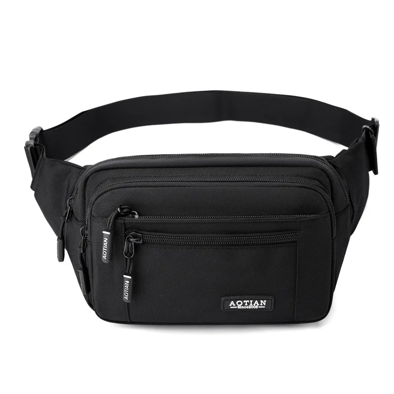 Men Male Waist Bag Zipper Chest Bag Sport Run Fanny Pack Crossbody Bag Fashion Waist Belt Bags Phone Purse Waist Pack for Women