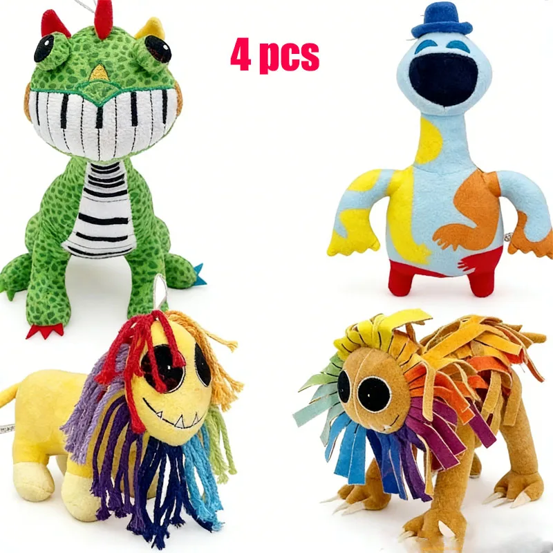 .NEW Poppy Pianosaurus Song Plush Anime Nightmare Game Huggy Wuggy Plushie Soft Stuffed Pillow Doll Home Decor Toy For Kids Gift